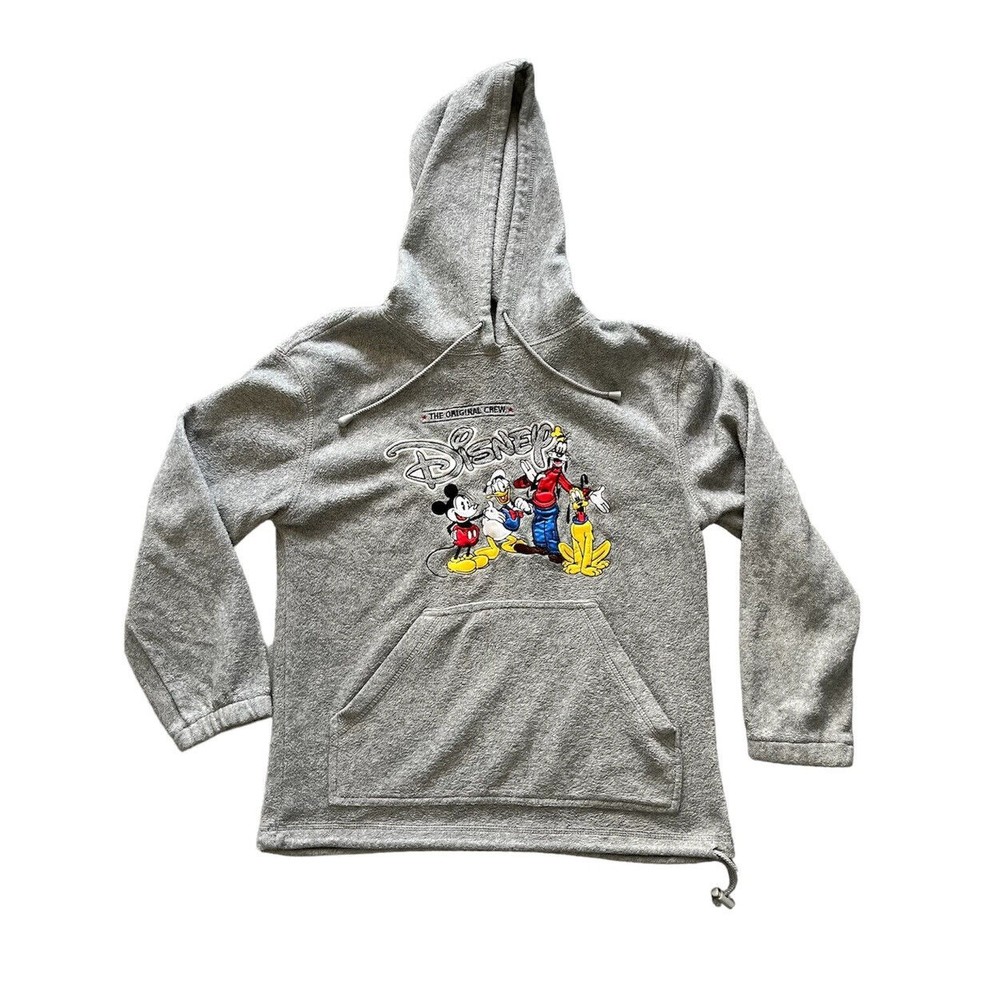 Disney The Original Crew Mickey Vintage Hoodie Fleece Sweater